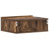 Plovoucí noční stolky 2 ks kouřový dub 40 x 30 x 15 cm kompozit 815283