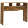 Konzolový stolek kouřový dub 105 x 30 x 80 cm kompozitní dřevo 815939