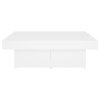 Konferenční stolek bílý 90 x 90 x 28 cm kompozitní dřevo 806912