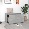 Lavice do předsíně 80x40x45 cm betonově šedá kompozitní dřevo 808670