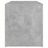Lavice do předsíně 80x40x45 cm betonově šedá kompozitní dřevo 808670