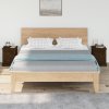 Noční stolky 2 ks hnědý dub 39 x 39 x 47,5 cm kompozitní dřevo 816159