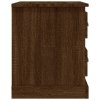 Noční stolky 2 ks hnědý dub 39 x 39 x 47,5 cm kompozitní dřevo 816159