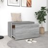 Lavice do předsíně 80 x 40 x 45 cm šedá sonoma kompozitní dřevo 816048