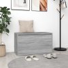 Lavice do předsíně 80 x 40 x 45 cm šedá sonoma kompozitní dřevo 816048