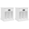 Noční stolky 2 ks bílé 43 x 36 x 50 cm 816345