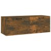 Nástěnná skříňka kouřový dub 100x36,5x35 cm kompozitní dřevo 817612