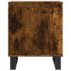 Noční stolky 2 ks kouřový dub 40 x 30 x 50 cm kompozitní dřevo 826855
