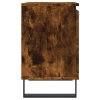 Noční stolky 2 ks kouřový dub 40 x 30 x 50 cm kompozitní dřevo 826855