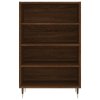 Skříň highboard hnědý dub 57 x 35 x 90 cm kompozitní dřevo 827227
