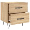 Noční stolky 2 ks dub sonoma 40 x 35 x 47,5 cm kompozitní dřevo 827299