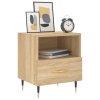 Noční stolky 2 ks dub sonoma 40 x 35 x 47,5 cm kompozitní dřevo 827395