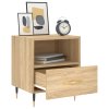 Noční stolky 2 ks dub sonoma 40 x 35 x 47,5 cm kompozitní dřevo 827395