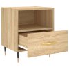 Noční stolky 2 ks dub sonoma 40 x 35 x 47,5 cm kompozitní dřevo 827395