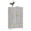 Skříň highboard šedá sonoma 69,5 x 31 x 115 cm kompozitní dřevo 828218
