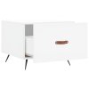 Konferenční stolky 2 ks bílé 50 x 50 x 40 cm kompozitní dřevo 829333