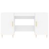 Psací stůl bílý 140 x 50 x 75 cm kompozitní dřevo 829532
