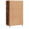 Botník kouřový dub 60 x 35 x 105 cm kompozitní dřevo 829593