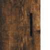 Nástěnná skříňka kouřový dub 69,5 x 34 x 90 cm kompozitní dřevo 830401