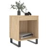 Noční stolky 2 ks dub sonoma 40 x 35 x 50 cm kompozitní dřevo 830739