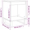 Noční stolky 2 ks dub sonoma 40 x 35 x 50 cm kompozitní dřevo 830739
