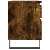Noční stolek kouřový dub 40 x 35 x 50 cm kompozitní dřevo 830694