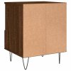 Noční stolky 2 ks hnědý dub 40 x 35 x 50 cm kompozitní dřevo 830635