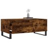 Konferenční stolek kouřový dub 90x50x36,5 cm kompozitní dřevo 830817