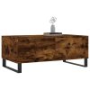 Konferenční stolek kouřový dub 90x50x36,5 cm kompozitní dřevo 830817
