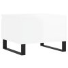 Konferenční stolky 2 ks lesklé bílé 50x46x35cm kompozitní dřevo 830881