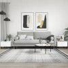 Konferenční stolky 2 ks lesklé bílé 50x46x35cm kompozitní dřevo 830881