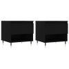 Konferenční stolky 2 ks černé 50 x 46 x 50 cm kompozitní dřevo 830895