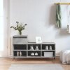 Botník betonově šedý 102x36x60 cm kompozitní dřevo 831360