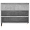 Botník betonově šedý 70x36x60 cm kompozitní dřevo 831432