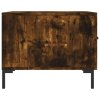 Konferenční stolky 2 ks kouřový dub 50x50x40cm kompozitní dřevo 829423
