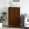 Skříň highboard hnědý dub 69,5 x 31 x 115 cm kompozitní dřevo 828211