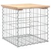 Zahradní lavice gabionový design 43x44x42 cm masivní borovice 834335