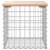 Zahradní lavice gabionový design 43x44x42 cm masivní borovice 834335