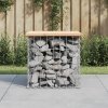 Zahradní lavice gabionový design 43x44x42 cm masivní borovice 834335