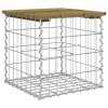 Zahradní lavice gabionový design 43 x 44 x 42 cm borové dřevo 834337