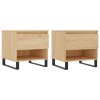 Konferenční stolky 2 ks dub sonoma 50x46x50 cm kompozitní dřevo 830931