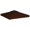 Náhradní střecha na altán 310 g/m² 3 x 3 m hnědá 46615