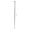 Plotové sloupky 2 ks hliník 185 cm 49076