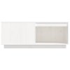 Konferenční stolek bílý 100x101x40,5 cm masivní borové dřevo 814520