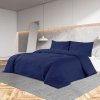 Sada ložního prádla námořnická modř 200x200cm lehké mikrovlákno 136008