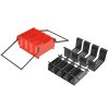 Lis na výrobu papírových briket ocel 38x31x18 cm černo-červený 142922