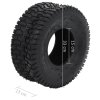 Pneumatiky pro kolečko 2 ks 15 x 6.00-6 4PR guma 145269