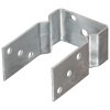 Plotové kotvy 6 ks stříbrné 9 x 6 x 15 cm pozinkovaná ocel 145333