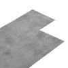 Nesamolepicí PVC podlahová prkna 5,26 m² 2 mm cementově hnědá 146567