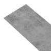 Nesamolepicí PVC podlahová prkna 5,26 m² 2 mm cementově hnědá 146567